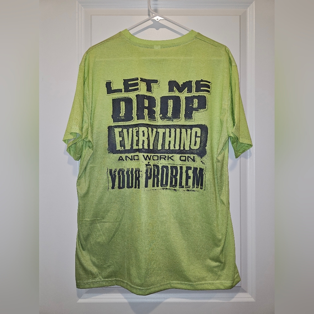 Graphic Tee - Lime Green Motivational Print
